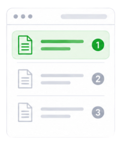 Build the right pages first
